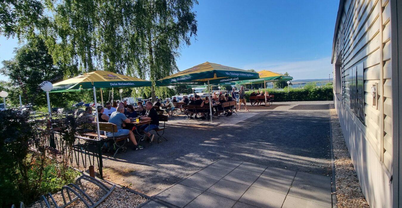 Biergarten des Restaurants Zum Störtebeker in Kelbra am See